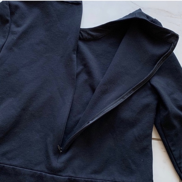 Kate spade ponte black scalloped bottom shirt - Picture 6 of 8